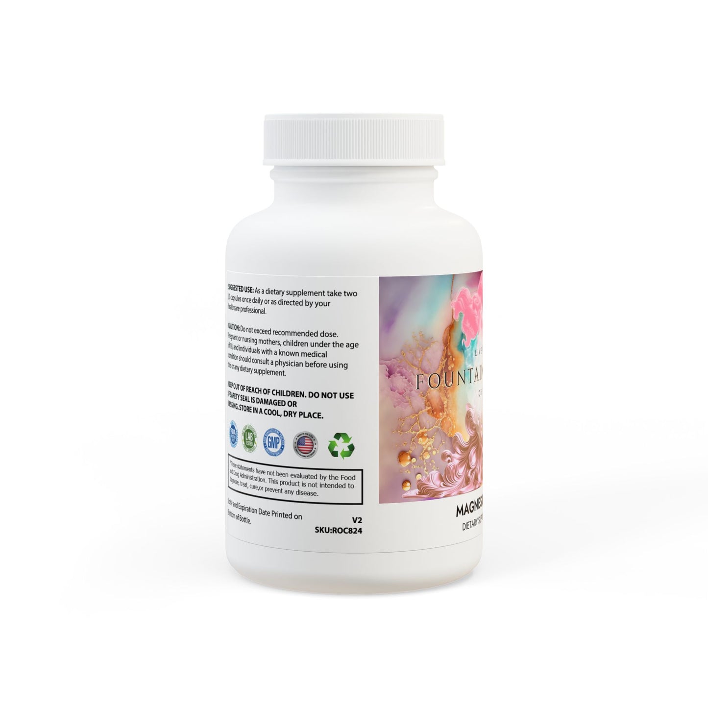 Magnesium Glycinate Supplement (60 Capsules)