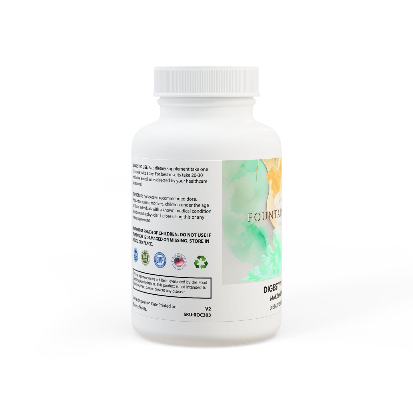 Digestive Enzyme Blend Supplement (60 Capsules)