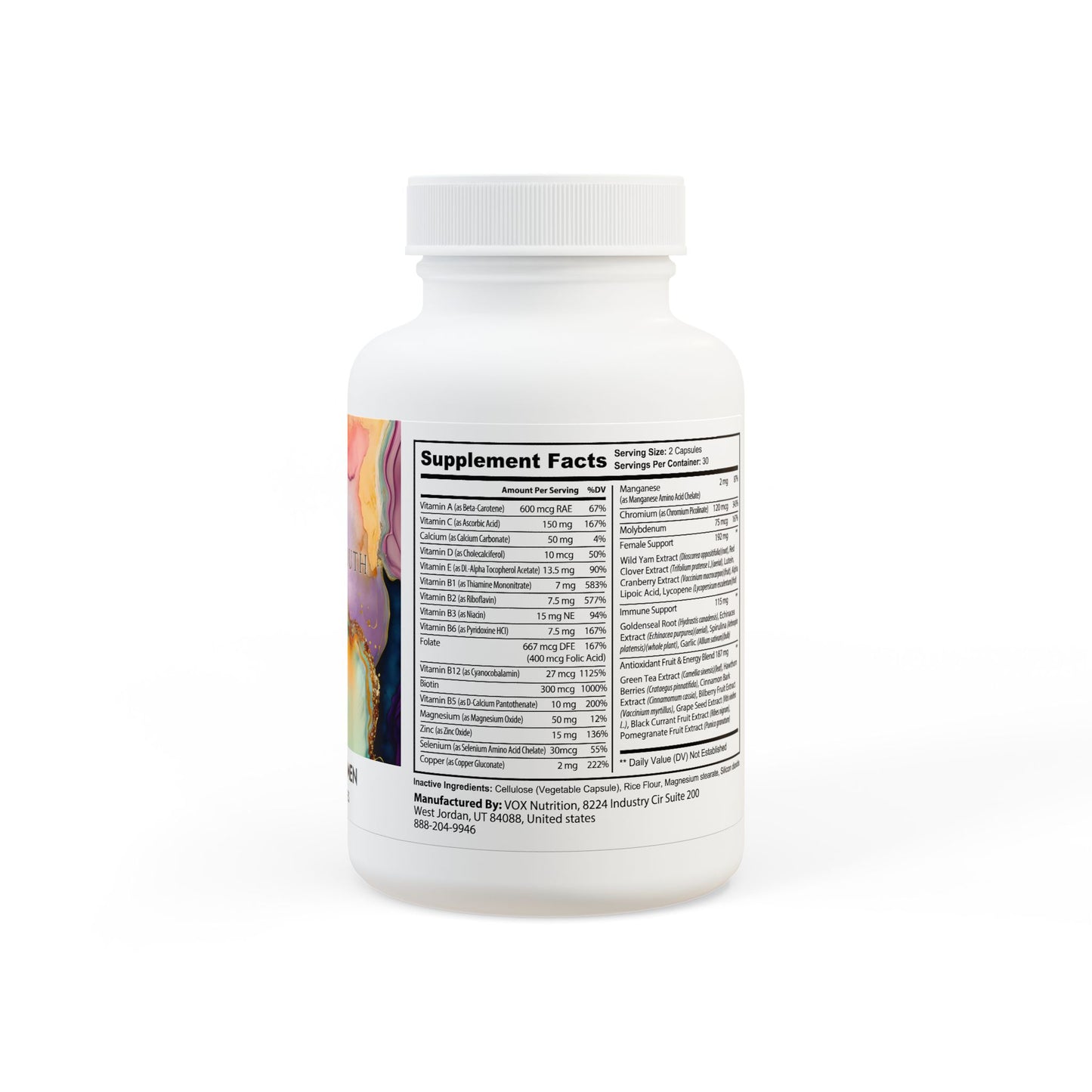 Multivitamin for Women Supplement (60 Capsules)