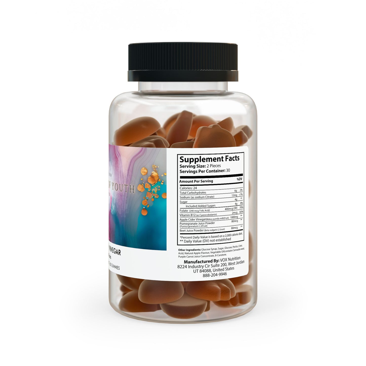 Apple Cider Vinegar Gummies (60 Gummies)