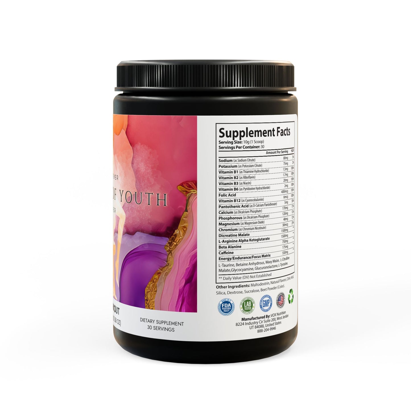 Pre-Workout Supplement, Watermelon (300g, 10.58oz)